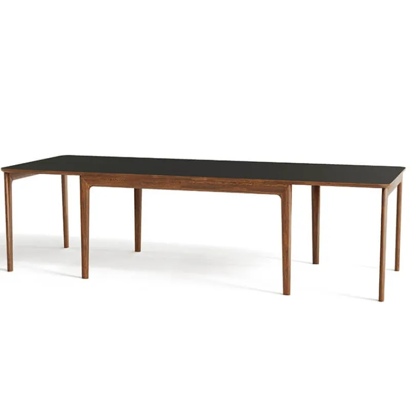 Skovby SM26/27 Table danoise extensible en bois massif et en stratifié noir> Table De Salle à Manger