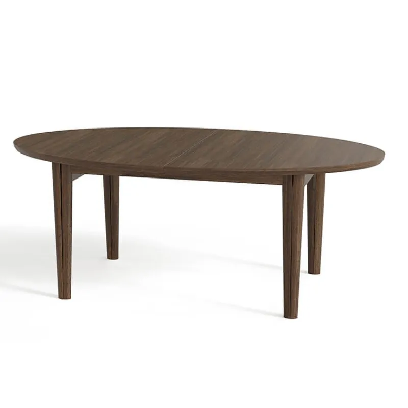 Skovby SM78 Table de salle à manger ovale scandinave en bois avec allonges> Table De Salle à Manger
