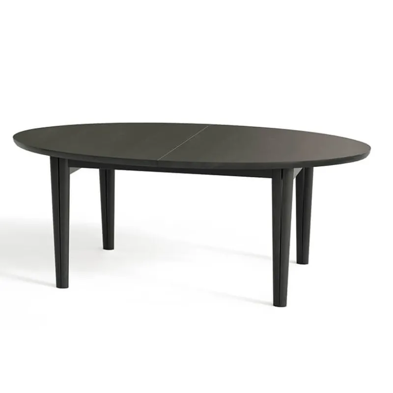 Skovby SM78 Table de salle à manger ovale scandinave en bois avec allonges> Table De Salle à Manger