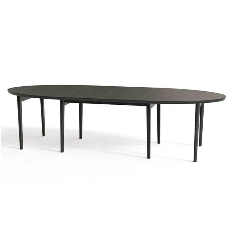 Skovby SM78 Table de salle à manger ovale scandinave en bois avec allonges> Table De Salle à Manger
