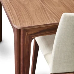 Skovby SM26/27 Table de salle à manger scandinave en placage bois avec allonges><noscript><img width=