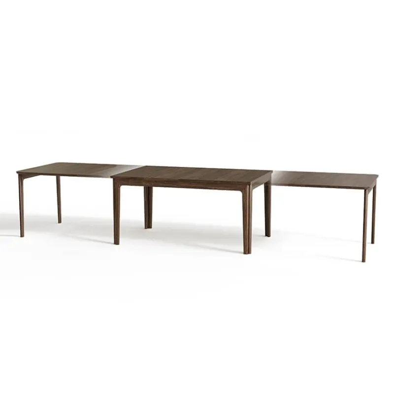 Skovby SM26/27 Table de salle à manger scandinave en placage bois avec allonges> Table De Salle à Manger