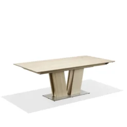 Skovby SM39 Table en bois moderne extensible avec pied central><noscript><img width=