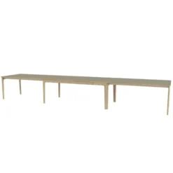 Skovby SM26/27 Table en Fenix rectangulaire extensible avec pieds en bois><noscript><img width=