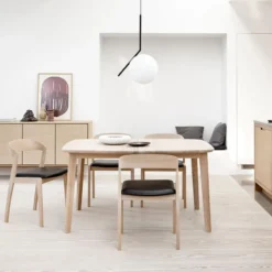 Skovby SM118/119 Table extensible en bois massif fabriquée au Danemark> Table De Salle à Manger