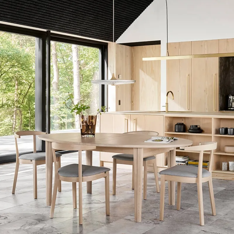 Skovby SM78 Table ovale extensible en bois massif fabriquée au Danemark> Table De Salle à Manger