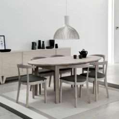 Skovby SM78 Table ovale extensible en bois massif fabriquée au Danemark> Table De Salle à Manger