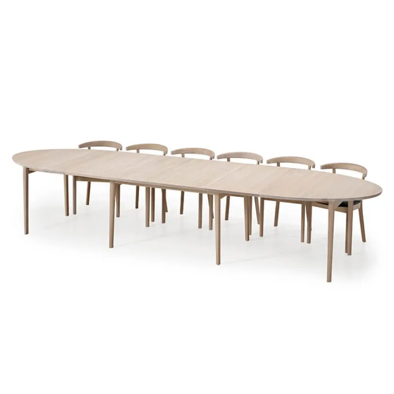Skovby SM78 Table ovale extensible en bois massif fabriquée au Danemark> Table De Salle à Manger