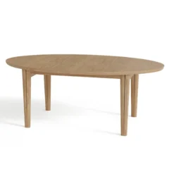 Skovby SM78 Table ovale extensible en bois massif fabriquée au Danemark><noscript><img width=