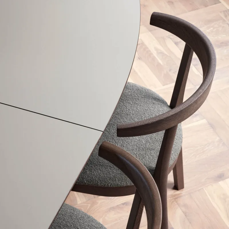 Skovby SM78 Table ovale extensible en Fenix et pieds en bois> Table De Salle à Manger