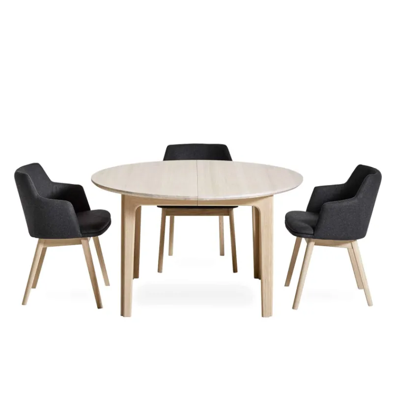 Skovby SM112 Table ronde en bois style scandinave extensible> Table De Salle à Manger