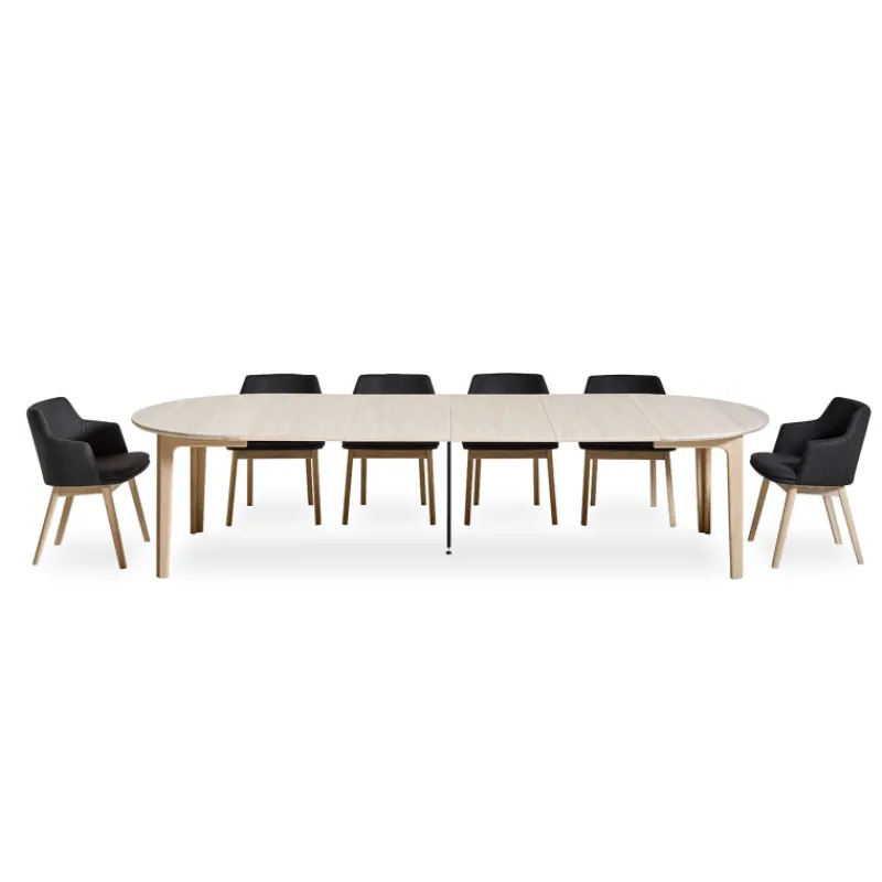 Skovby SM112 Table ronde en bois style scandinave extensible> Table De Salle à Manger