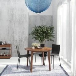 Skovby SM120 Table ronde extensible en bois style scandinave fabrication danoise> Table De Salle à Manger