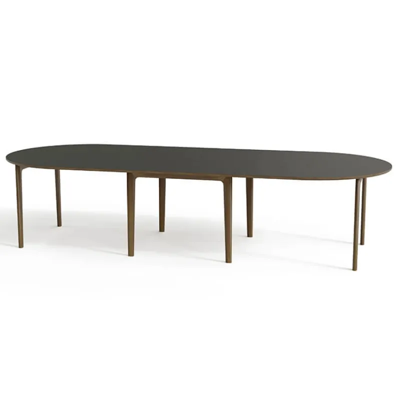 Skovby SM112 Table ronde extensible en stratifié et pieds bois conçue au Danemark> Table De Salle à Manger