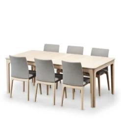 Skovby SM26/27 Table scandinave extensible en bois massif de fabrication danoise><noscript><img width=
