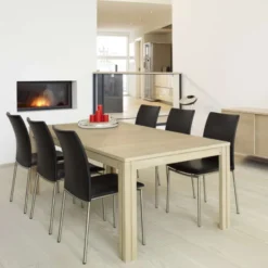 Skovby SM23/24 Table scandinave rectangulaire en bois avec allonges> Table De Salle à Manger