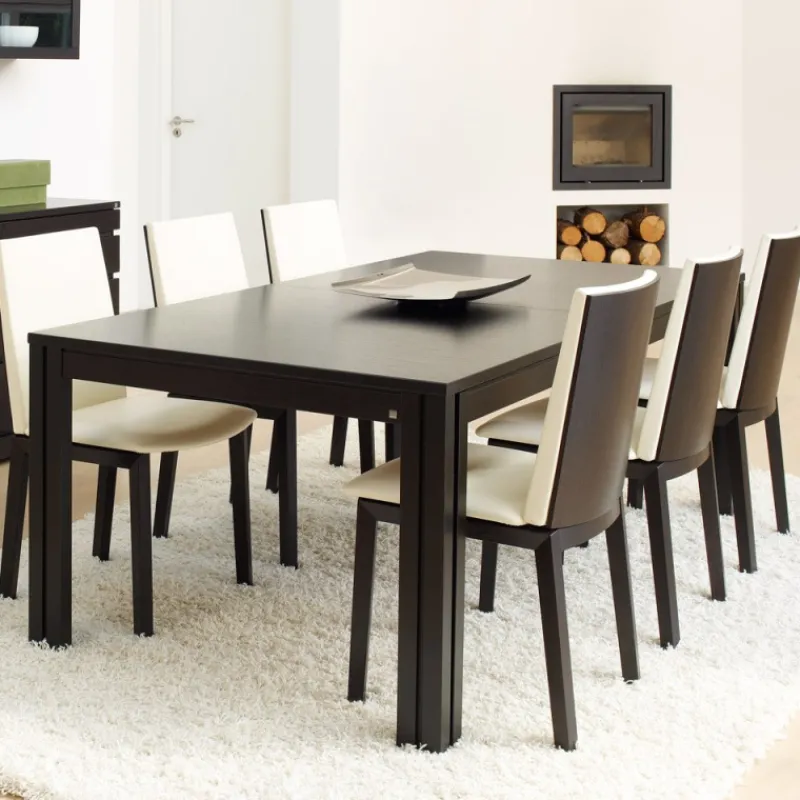 Skovby SM23/24 Table scandinave rectangulaire en bois avec allonges> Table De Salle à Manger