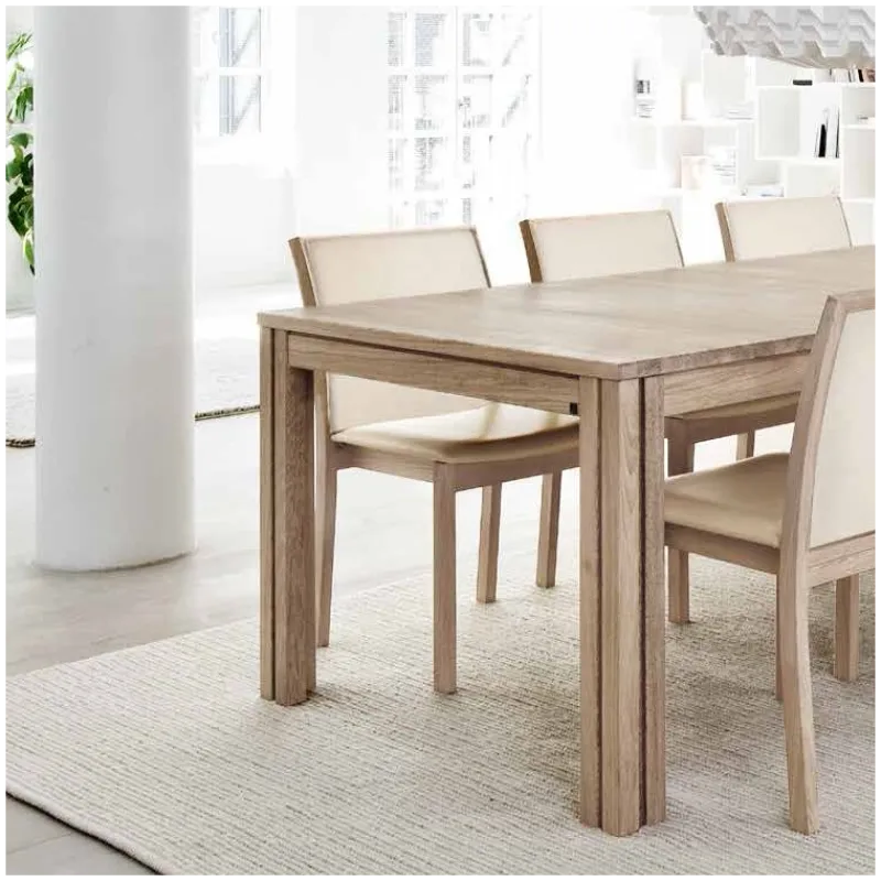 Skovby SM23/24 Table scandinave rectangulaire en bois avec allonges> Table De Salle à Manger