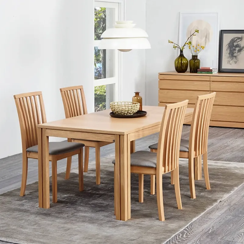 Skovby SM23/24 Table scandinave rectangulaire en bois avec allonges> Table De Salle à Manger