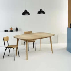 Dasras Snack Table scandinave en bois massif> Table De Salle à Manger