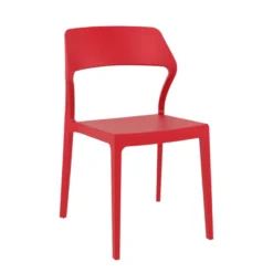 Snow Chaise d'extérieur empilable design en polypropylène><noscript><img width=