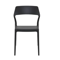 Snow Chaise d'extérieur empilable design en polypropylène><noscript><img width=