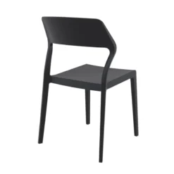 Snow Chaise d'extérieur empilable design en polypropylène><noscript><img width=