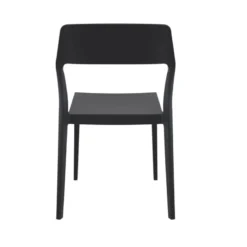 Snow Chaise d'extérieur empilable design en polypropylène><noscript><img width=