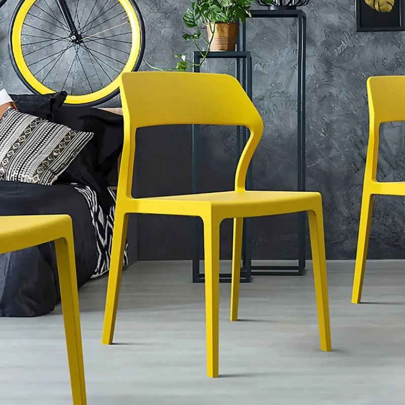 Snow Chaise empilable design en polypropylène> Chaise De Cuisine|Chaise De Salle à Manger