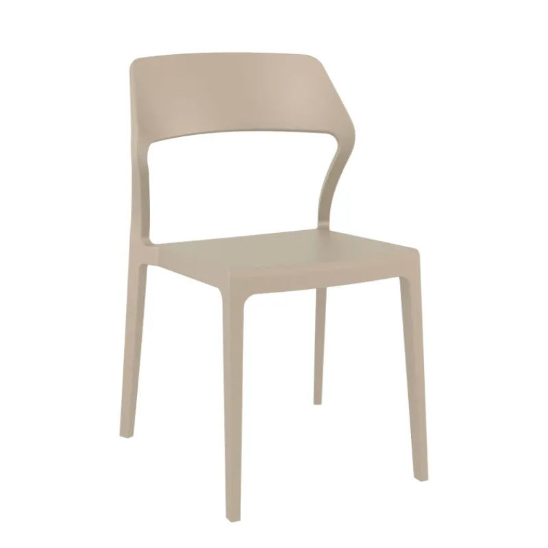 Snow Chaise empilable design en polypropylène> Chaise De Cuisine|Chaise De Salle à Manger