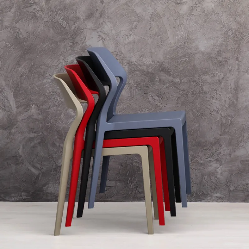 Snow Chaise empilable design en polypropylène> Chaise De Cuisine|Chaise De Salle à Manger