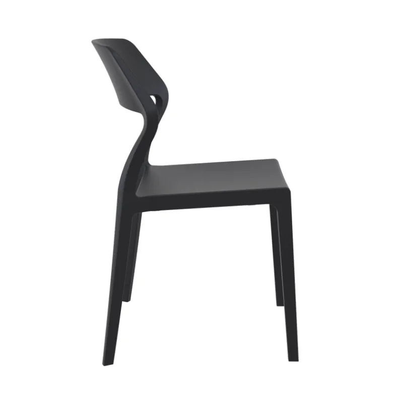 Snow Chaise empilable design en polypropylène> Chaise De Cuisine|Chaise De Salle à Manger