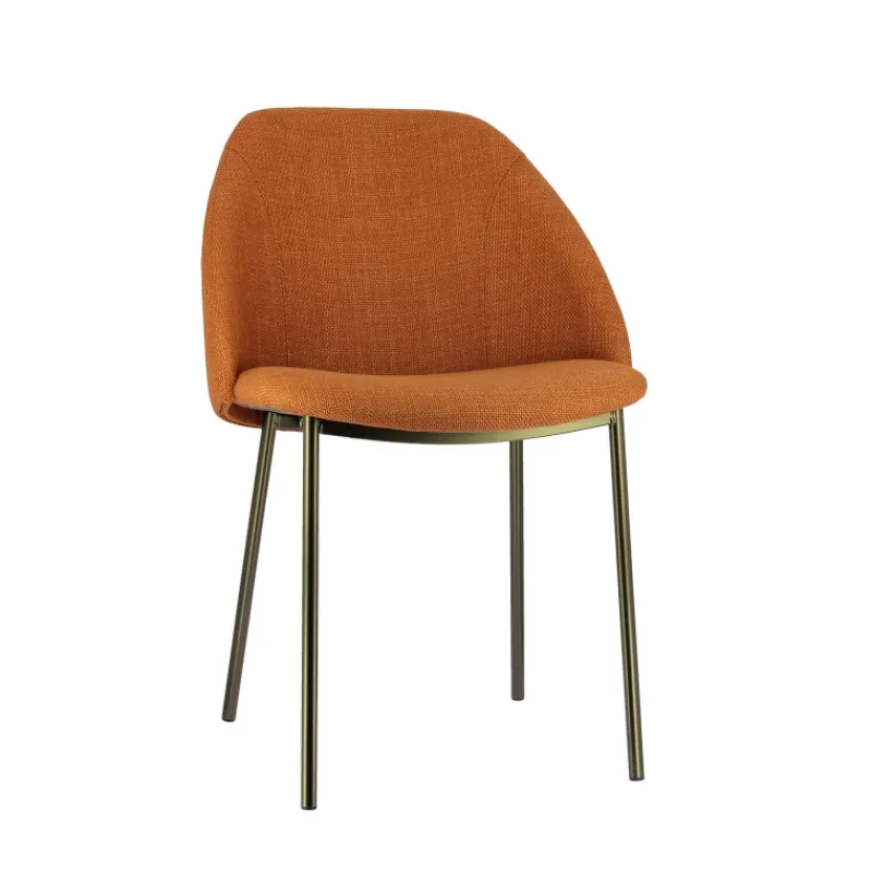 Perfecta Soda Chaise cosy en tissu avec pieds en métal> Chaise De Salle à Manger|Chaise Salon