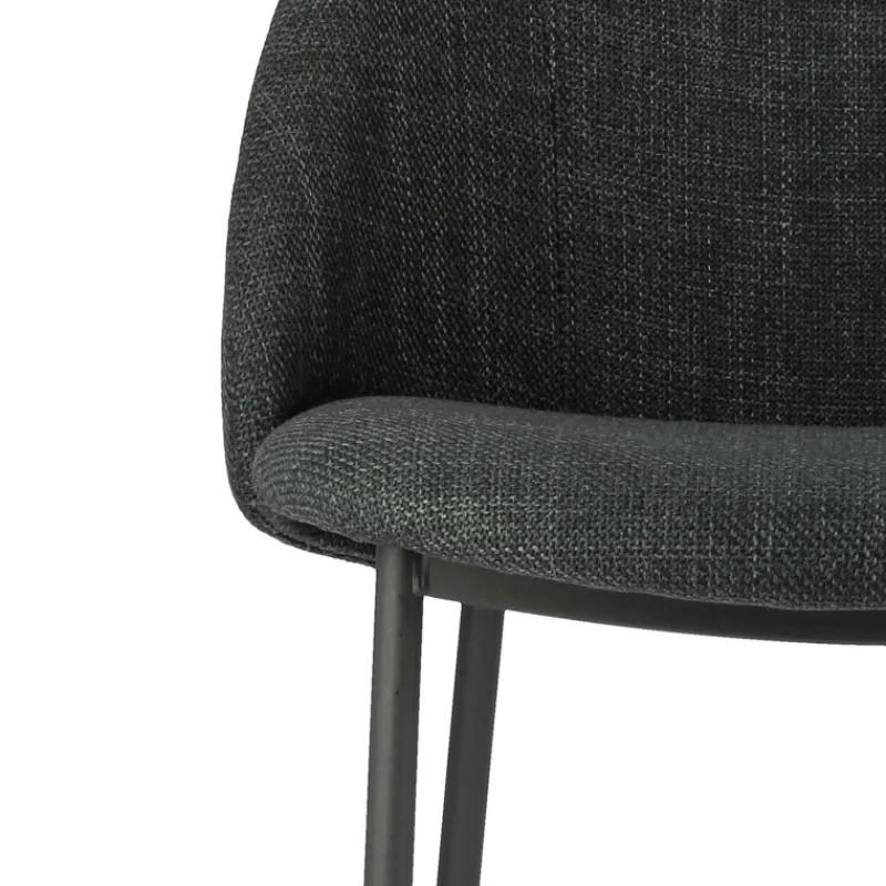 Perfecta Soda Chaise cosy en tissu avec pieds en métal> Chaise De Salle à Manger|Chaise Salon