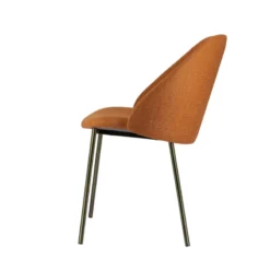 Perfecta Soda Chaise cosy en tissu avec pieds en métal><noscript><img width=