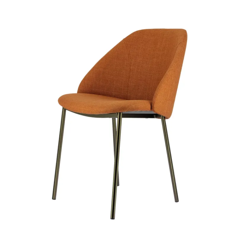 Perfecta Soda Chaise cosy en tissu avec pieds en métal> Chaise De Salle à Manger|Chaise Salon