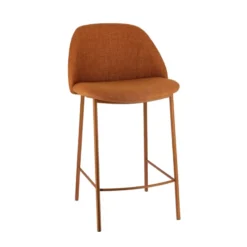 Perfecta Soda Tabouret snack cosy en tissu avec pieds en métal> Tabouret Snack (assise +/- 65 Cm)|Tabouret De Bar (assise +/- 80 Cm)