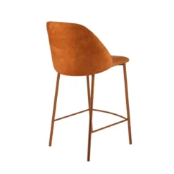 Perfecta Soda Tabouret snack cosy en tissu avec pieds en métal><noscript><img width=