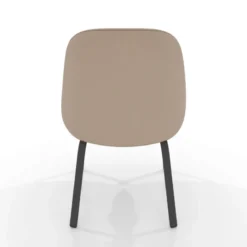 Perfecta Sofia Chaise basse cosy en simili avec pieds en métal><noscript><img width=