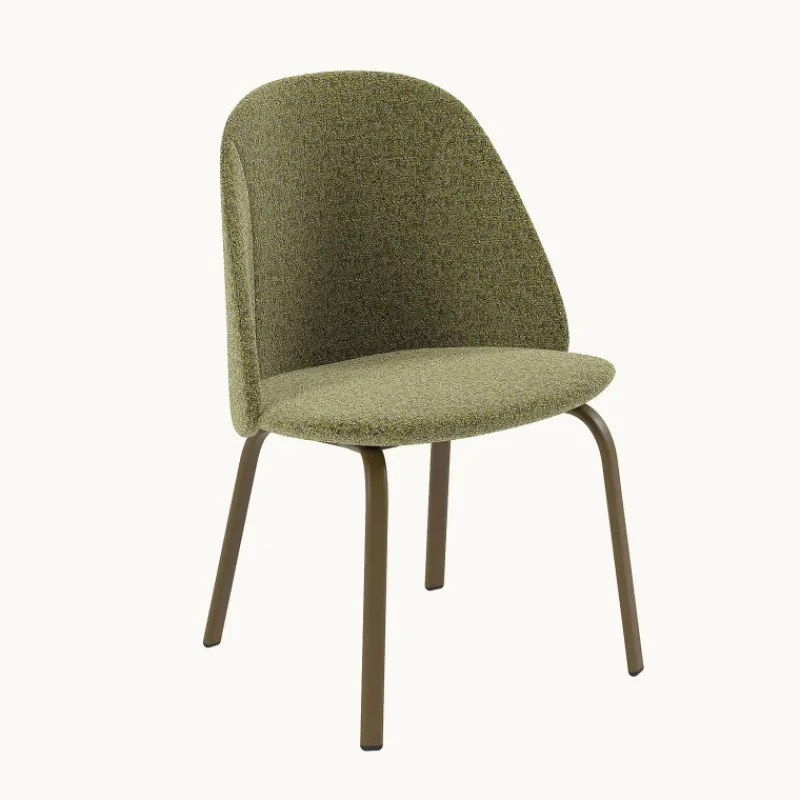 Perfecta Sofia Chaise basse cosy en tissu et métal> Chaise De Salle à Manger|Chaise Salon