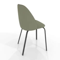 Perfecta Sofia Chaise cosy en simili avec pieds métal><noscript><img width=
