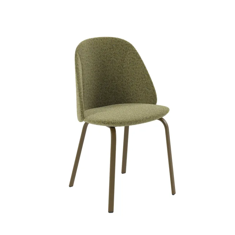 Perfecta Sofia Chaise tissu confortable avec pieds en métal> Chaise De Salle à Manger|Chaise Salon