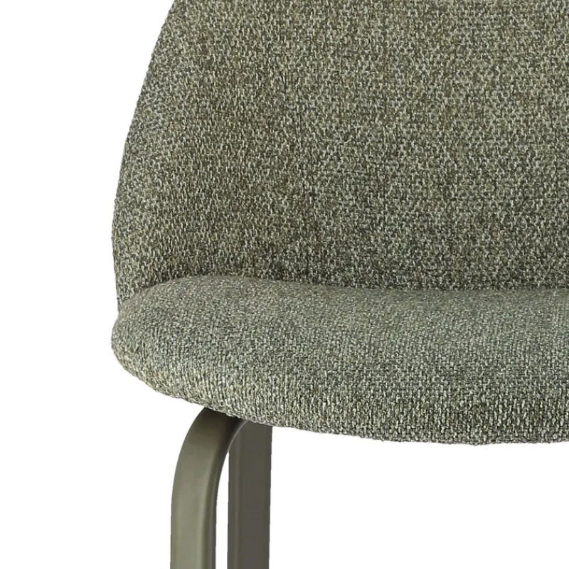 Perfecta Sofia Tabouret snack confortable en tissu avec pieds en métal> Tabouret Snack (assise +/- 65 Cm)|Tabouret De Bar (assise +/- 80 Cm)