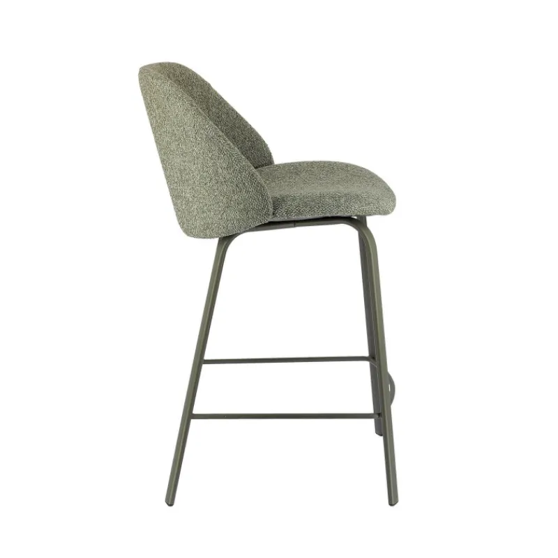 Perfecta Sofia Tabouret snack confortable en tissu avec pieds en métal> Tabouret Snack (assise +/- 65 Cm)|Tabouret De Bar (assise +/- 80 Cm)