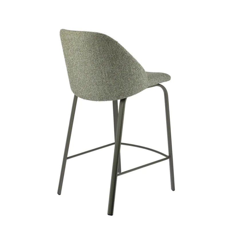Perfecta Sofia Tabouret snack confortable en tissu avec pieds en métal> Tabouret Snack (assise +/- 65 Cm)|Tabouret De Bar (assise +/- 80 Cm)