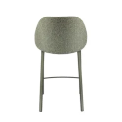 Perfecta Sofia Tabouret snack confortable en tissu avec pieds en métal><noscript><img width=