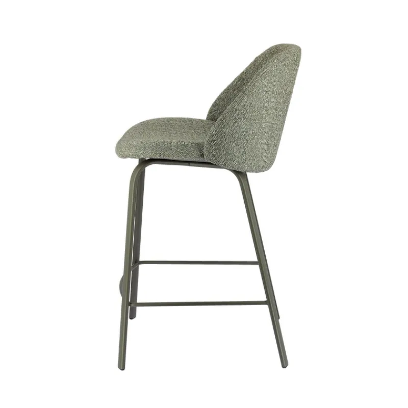 Perfecta Sofia Tabouret snack confortable en tissu avec pieds en métal> Tabouret Snack (assise +/- 65 Cm)|Tabouret De Bar (assise +/- 80 Cm)