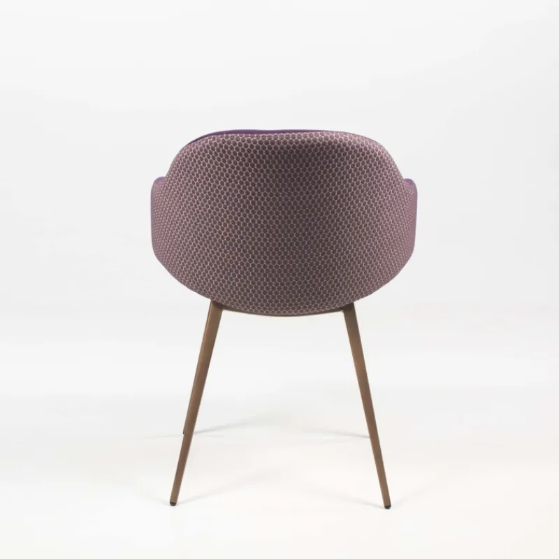 Midj Sonny ® Fauteuil design bicolore en tissu et métal laqué> Chaise De Salle à Manger|Fauteuil De Salon