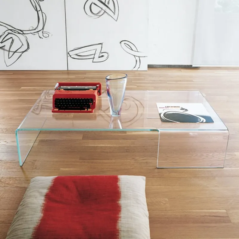 Sovet Italia Spider Sovet® Table basse design rectangulaire en verre> Table De Salon
