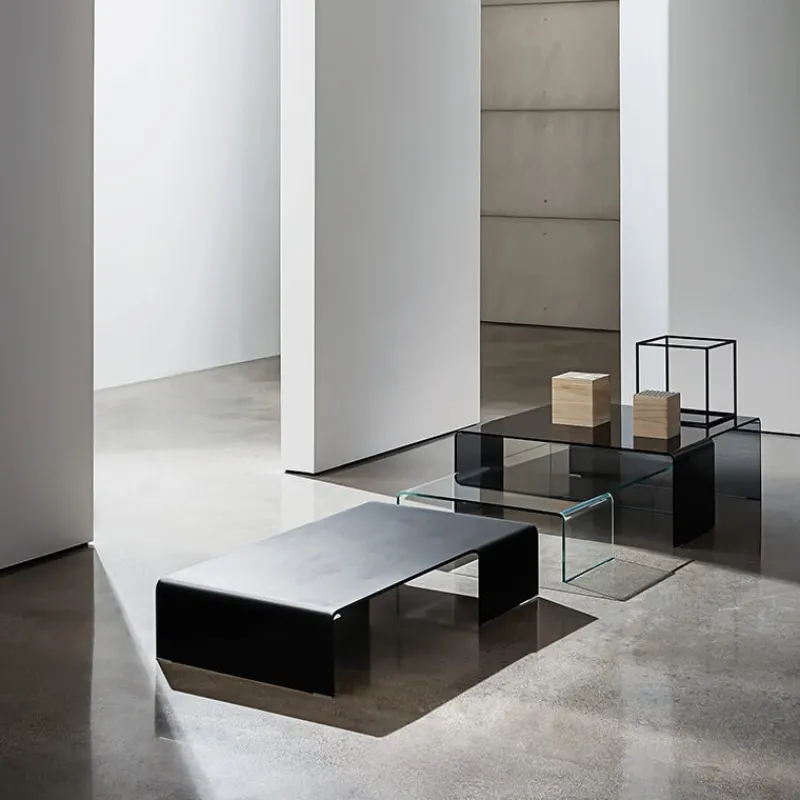Sovet Italia Spider Sovet® Table basse design rectangulaire en verre> Table De Salon